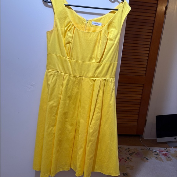 Calvin Klein Vibrant Yellow Dress - Picture 2 of 3